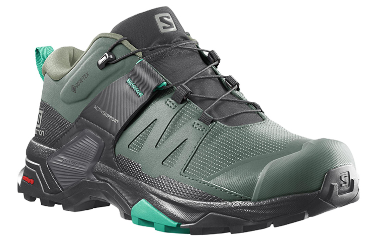 Order Salomon X Ultra 4 Gore-Tex 低帮耐磨戶外功能鞋 女款 黑綠