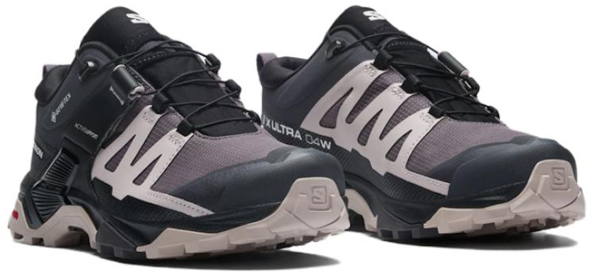 SALOMON萨洛蒙 X Ultra 4 GTX 舒適百搭 防滑防穿潢水加強版 低筒 戶外功能鞋 女款 黑紫灰 Order SALOMON萨洛蒙 X Ultra 4 GTX 舒適百搭 防滑防穿潢水加強版 低筒 戶外功能鞋 女款 黑紫灰