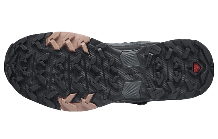 Shop Salomon X Ultra 4 Mid Wide Gore-Tex 舒適耐磨戶外功能鞋 女款 黑