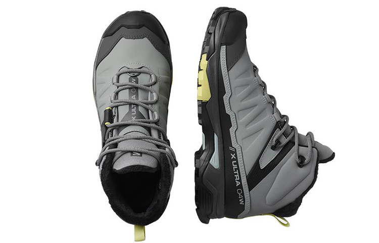 Lookbook (W) Salomon X Ultra 4 Mid Winter TS CSWP 'Hitam Abu-abu' 413650