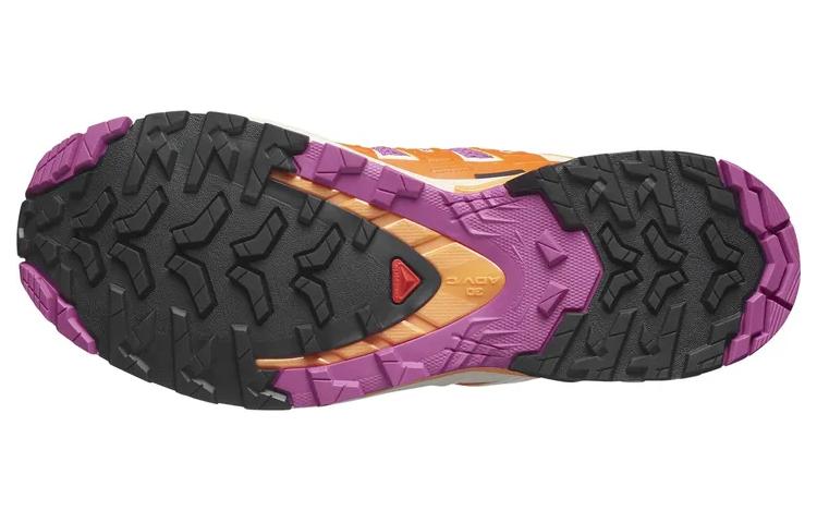 Details for SALOMON 萨洛蒙 XA Pro 3D V9 舒適 防滑 低筒 戶外功能鞋 女款 紫橙
