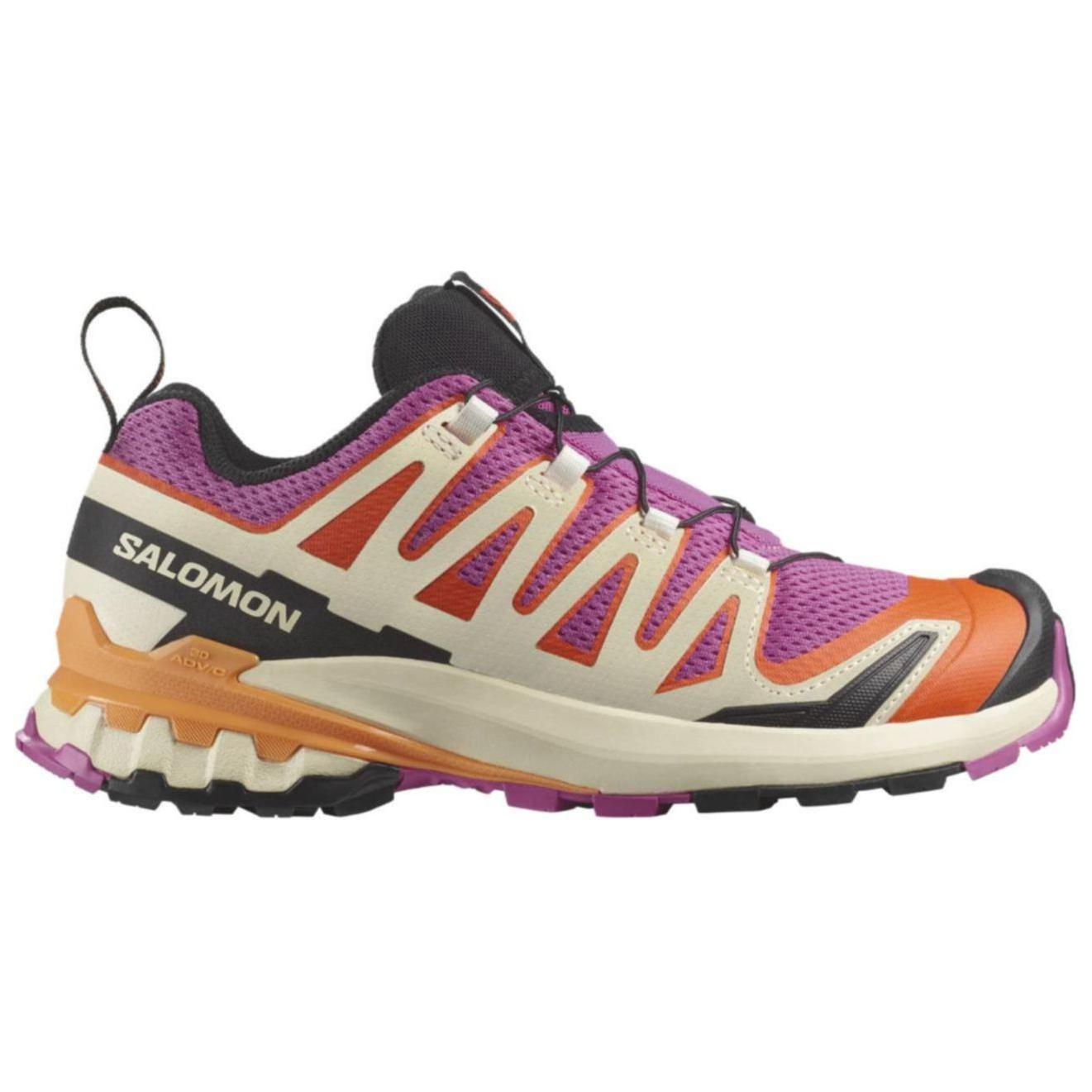 Cheap SALOMON 萨洛蒙 XA Pro 3D V9 舒適 防滑 低筒 戶外功能鞋 女款 紫橙