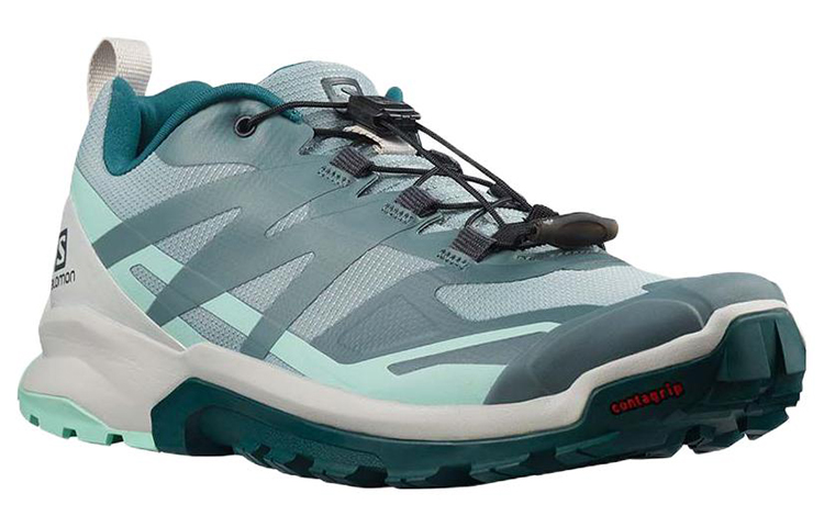 Lookbook Salomon Xa Rogg 2 低幫耐磨戶外機能鞋 女款 藍色