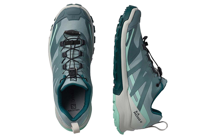 Shop Salomon Xa Rogg 2 低幫耐磨戶外機能鞋 女款 藍色