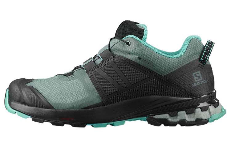 Buy (W) サロモン XAワイルド GTX 黒/青 409810