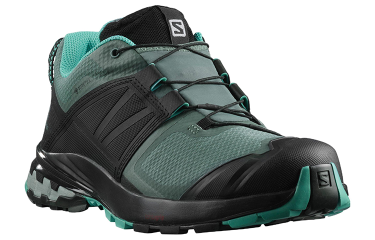 Lookbook (W) サロモン XAワイルド GTX 黒/青 409810