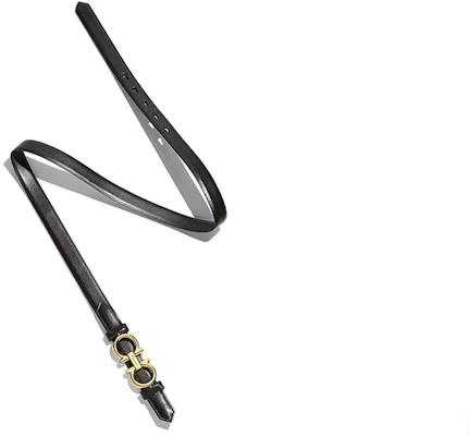 (W) Salvatore Ferragamo 黑色皮革扣環腰帶 2cm 23B707-0715735 Lookbook (W) Salvatore Ferragamo 黑色皮革扣環腰帶 2cm 23B707-0715735