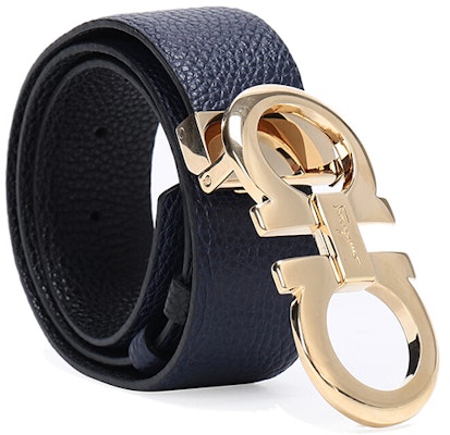 (W) 萨尔瓦托·菲拉格慕双面皮带,海军蓝/黑色,3.5厘米 23A564-0673941 Shop (W) 萨尔瓦托·菲拉格慕双面皮带,海军蓝/黑色,3.5厘米 23A564-0673941