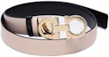 Purchase (W) 萨尔瓦托·菲拉格慕可双面牛皮腰带象牙色/黑色 2.5厘米 23A565-0674559