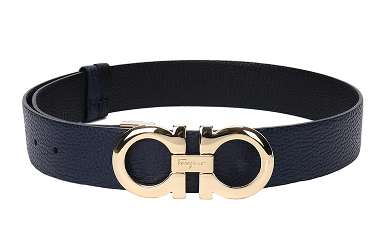 Purchase (W) 萨尔瓦托·菲拉格慕双面皮带，海军蓝/黑色，3.5厘米 23A564-0673941