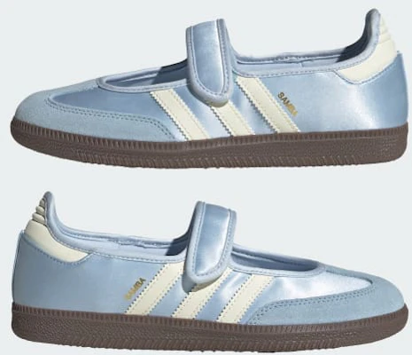 (W) サンバジェーンスニーカー - アディダス レディース レトロ カジュアル シューズ クリスタルスカイ/クリームホワイト/ガム IH9206 Sizing (W) サンバジェーンスニーカー - アディダス レディース レトロ カジュアル シューズ クリスタルスカイ/クリームホワイト/ガム IH9206