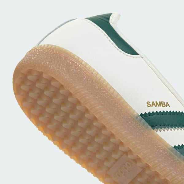 Cheap (Women) Samba OG / adidas Samba OG Classic Sneakers Off White/Collegiate Green/Gold Metallic IH6485