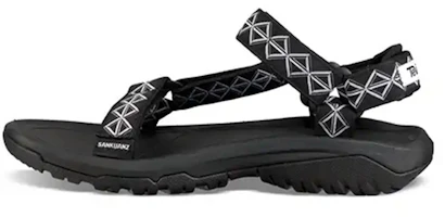 (Women) SANKUANZ x Teva Hurricane XLT2 Black Sandals with Velcro Straps. 1102750 Black (Women) SANKUANZ x Teva Hurricane XLT2 Black Sandals with Velcro Straps. 1102750 Black