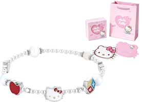 (Women) Sanrio Hello Kitty Princess Style Heart & Butterfly Pearl Alloy Bracelet for Women XF-SL00021 (Women) Sanrio Hello Kitty Princess Style Heart & Butterfly Pearl Alloy Bracelet for Women XF-SL00021