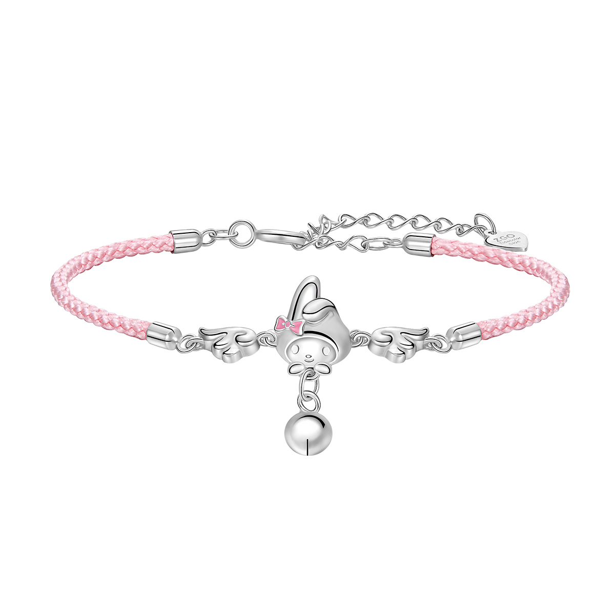 (Women) Sanrio My Melody Angel Bunny Bracelet - Elegant, Cute, High-Quality Design for Women 6098-My Melody Angel Rabbit Bracelet