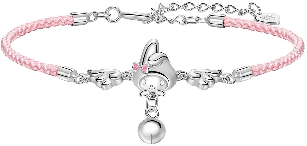women-sanrio-my-melody-angel-bunny-bracelet-elegant-cute-high-quality-design-for-women-6098-my-melody-angel-rabbit-bracelet