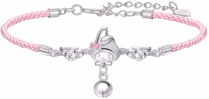 (Women) Sanrio My Melody Angel Bunny Bracelet - Elegant, Cute, High-Quality Design for Women 6098-My Melody Angel Rabbit Bracelet (Women) Sanrio My Melody Angel Bunny Bracelet - Elegant, Cute, High-Quality Design for Women 6098-My Melody Angel Rabbit Bracelet