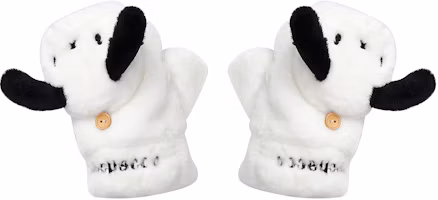 (Women) Sanrio Pochacco Ear Warmer Open-Toe Outdoor Polyester Knit Gloves for Women ST5008 (Women) Sanrio Pochacco Ear Warmer Open-Toe Outdoor Polyester Knit Gloves for Women ST5008