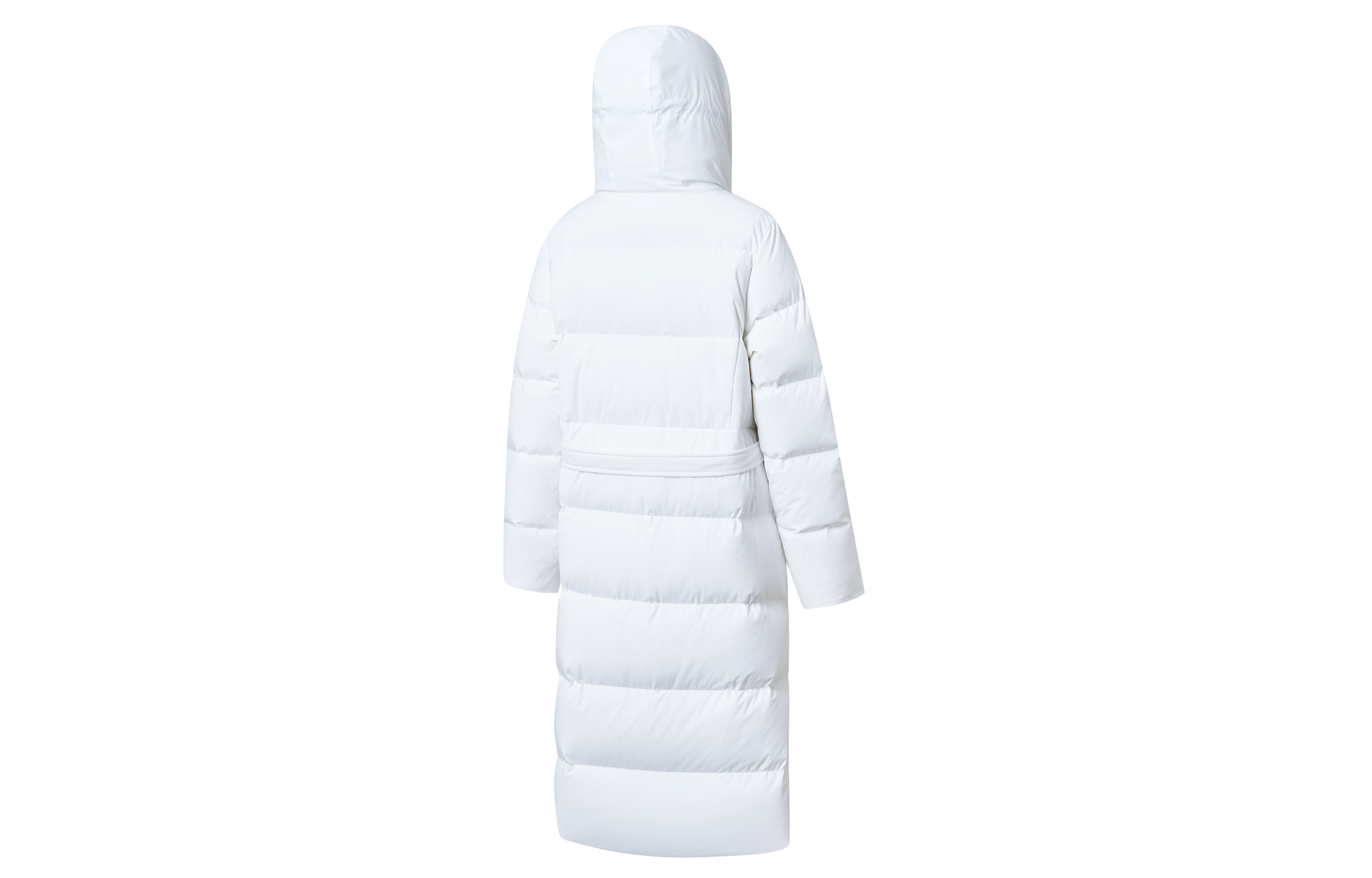 Lookbook (W) Saucony Jaket Putih Longgar Tahan Angin dengan Down Jacket. SC1230106A-WT02