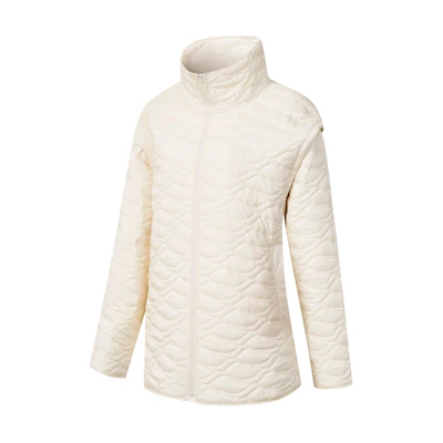 (Women) Saucony Oversized Padded Jacket Beige - Casual Lifestyle Collection. SC1249062B-WT09