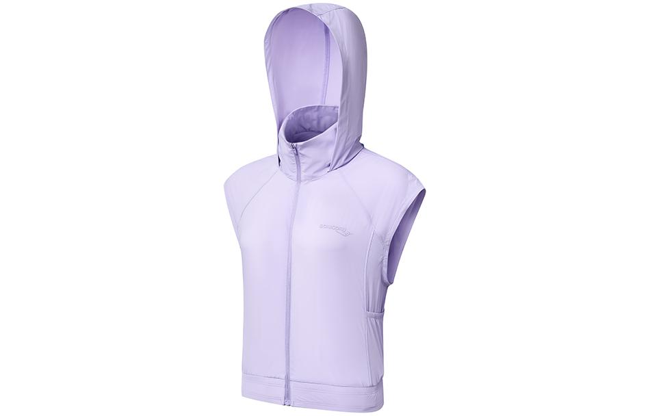 (Women) Saucony Breathable Hooded Vest Light Purple SC1239140-1