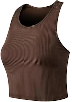 (Women) Saucony Breathable U-Neck Running Vest Rock Brown. SC1249003BDY-CO48 (Women) Saucony Breathable U-Neck Running Vest Rock Brown. SC1249003BDY-CO48