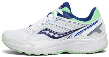 (Women) Saucony Cohesion 14 'White Navy Mint' S10628-7 (Women) Saucony Cohesion 14 'White Navy Mint' S10628-7