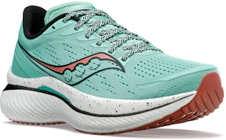 Shop Saucony Endorphin Speed 啡速 3 減震防滑耐磨 低筒 跑步鞋 女款 綠色