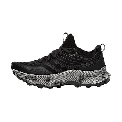 (W) Saucony Endorphin Trail Black Gravel