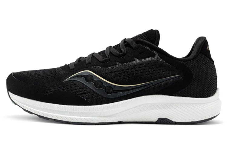 (Women) Saucony Freedom 4 Black White Lightweight Breathable Running Shoes. S10617-45 (M Width)