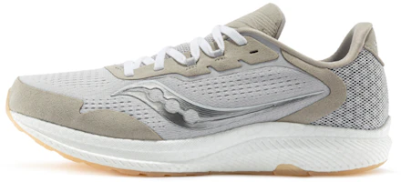 (Women) Saucony Freedom 4 Running Shoes Khaki Gray - Lightweight & Breathable. S10617-15(M Wide) (Women) Saucony Freedom 4 Running Shoes Khaki Gray - Lightweight & Breathable. S10617-15(M Wide)