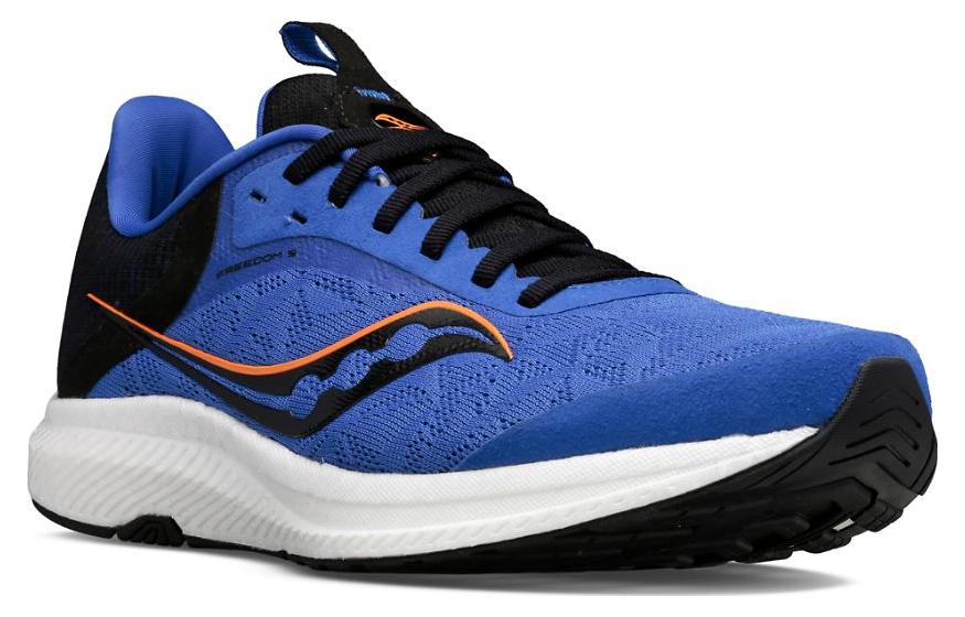 Lookbook (W) Saucony Freedom 5 'Blue Raz Zest' Sepatu Lari Pria/Wanita Biru Keren S10726-125