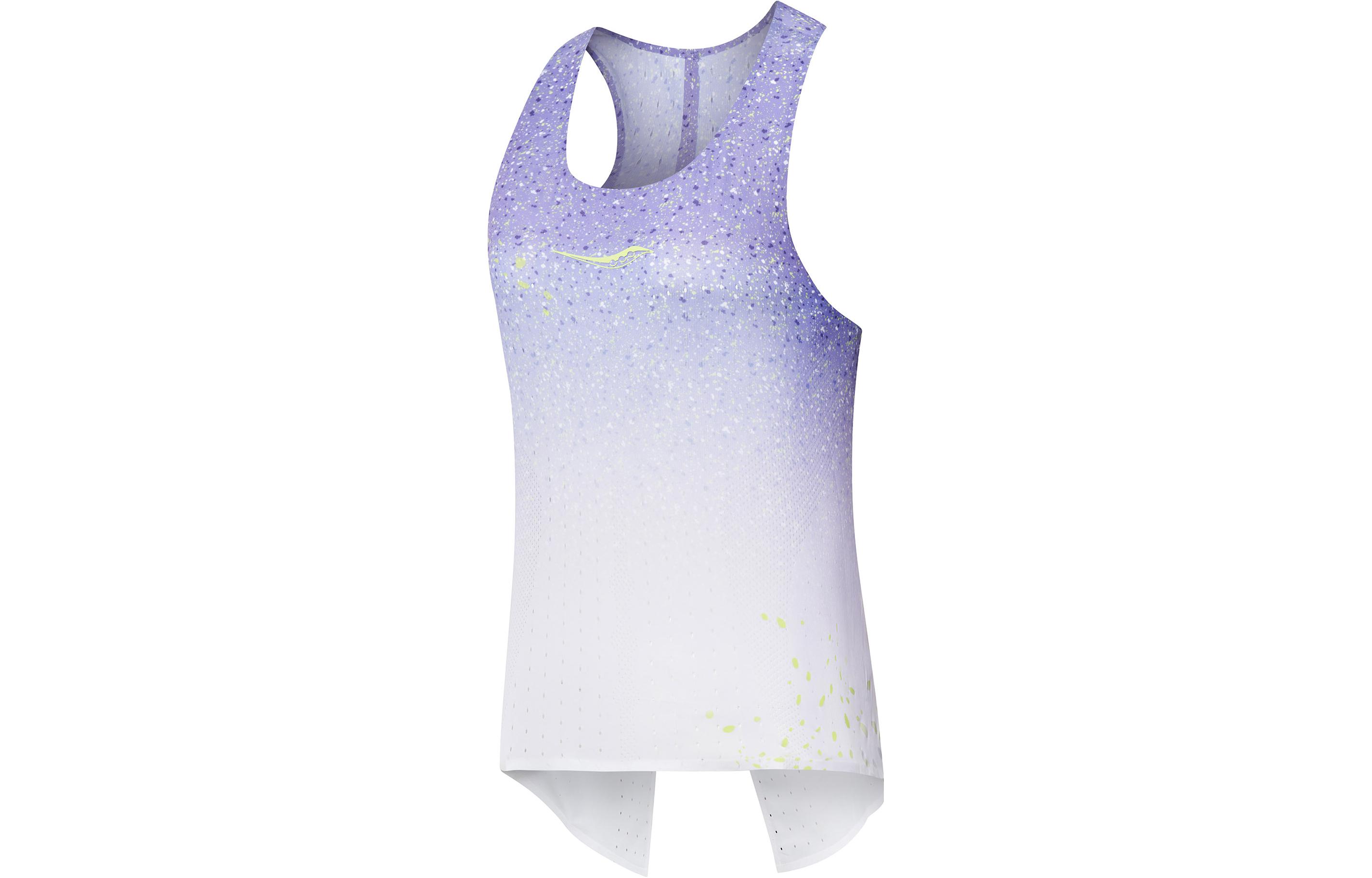 (Women) Saucony Gradient Knit Tank Top Women’s Purple Blue. SC1230125B-PR23