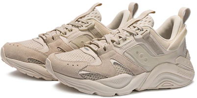 Lookbook Saucony Gram9000 經典復古運動鞋 女款 米色