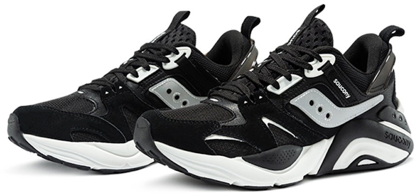 (W) Saucony Grid 9000 'Hitam Putih' S69000-2 Lookbook (W) Saucony Grid 9000 'Hitam Putih' S69000-2