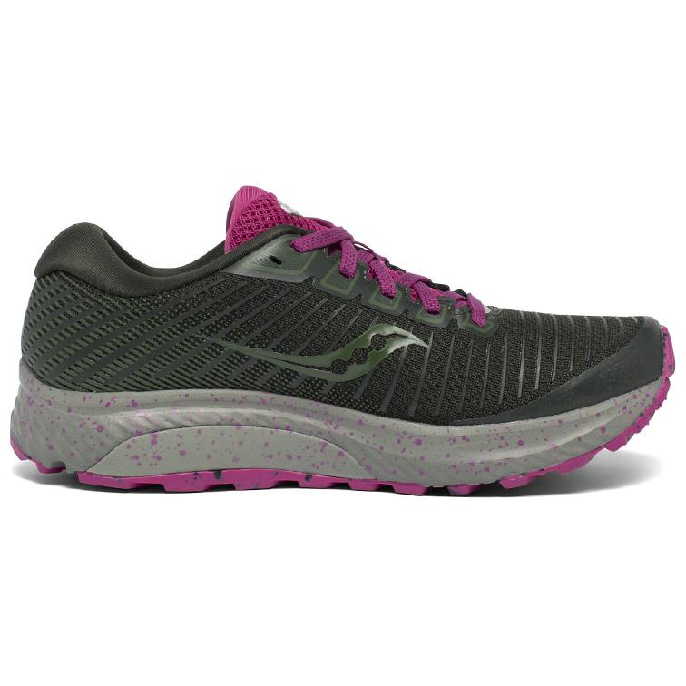 Order Saucony 向导13 TR 支撐越野跑鞋 黑紫 女款