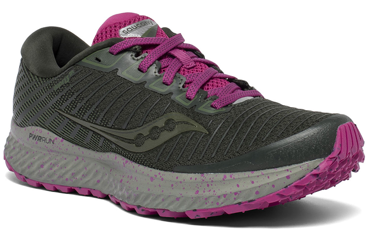 Lookbook Saucony 向导13 TR 支撐越野跑鞋 黑紫 女款