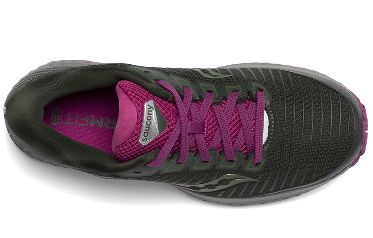 Shop Saucony 向导13 TR 支撐越野跑鞋 黑紫 女款