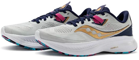 Lookbook Saucony Guide 15 減震回彈 低筒 跑步鞋 女款 灰金