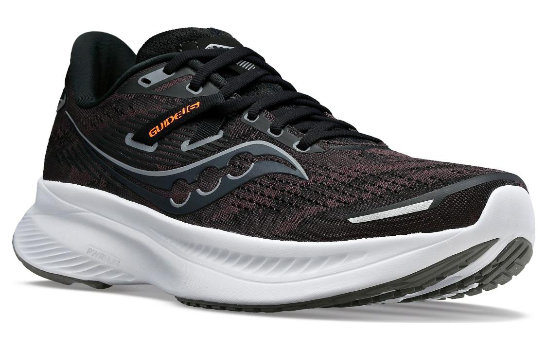 Lookbook (W) Saucony Guide 16 Wide ''Nero Arancione Bianco'' S10811-05