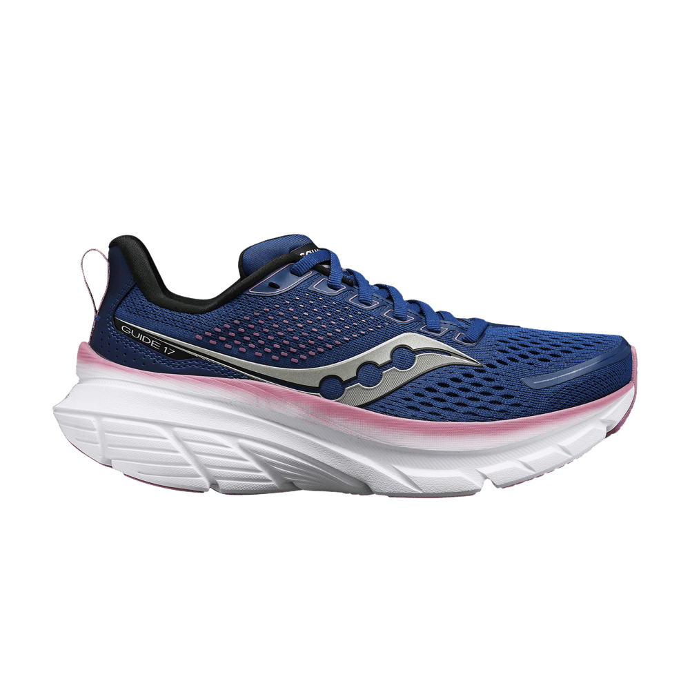 (Women) Saucony Guide 17 Wide 'Navy Orchid' S10937-106