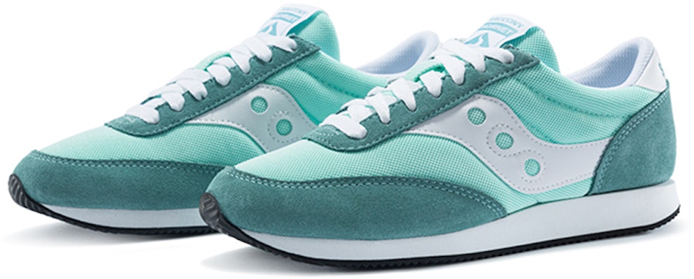 Saucony Hornet 休閒復古運動鞋 女款 淺藍白 Lookbook Saucony Hornet 休閒復古運動鞋 女款 淺藍白