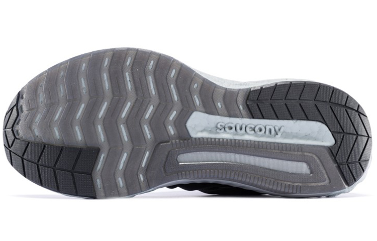 Details for (W) Saucony Hurricane 22 'Blackout' Lelaki Kasut Lari Hitam S10544-35