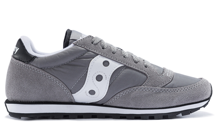 Lookbook Saucony Jazz Lowpro 復古 低幫 跑步鞋 女款 灰白