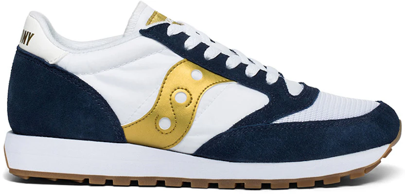 (Women) Saucony Jazz Original Vintage 'White Blue Gold' S60368-92 Order (Women) Saucony Jazz Original Vintage 'White Blue Gold' S60368-92