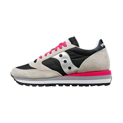 (W) Saucony Jazz Triple 'Grey Black Pink'