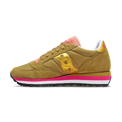 (W) Saucony Jazz Triple 'Olive Gold Pink'