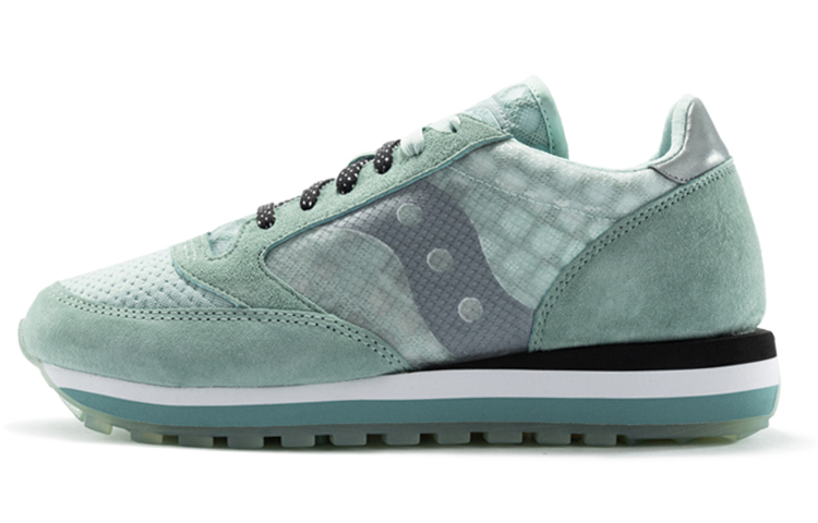 (Women) Saucony Jazz Triple Light Blue Retro Comfort Low-Top Running Shoes. S60554-2 (M Width)