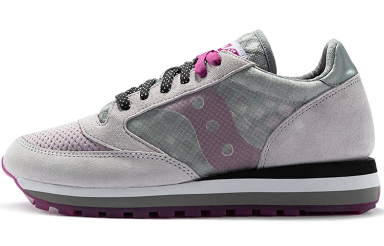 (Women) Saucony Jazz Triple Pink Retro Running Shoes - Breathable & Cushioned. S60554-1(M wide)