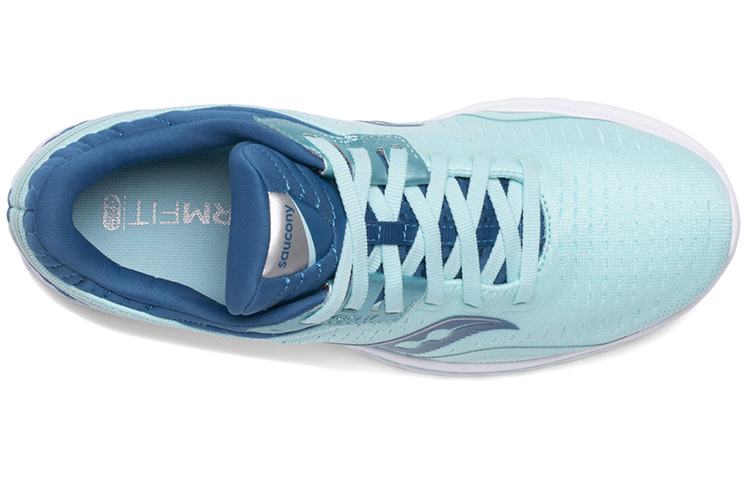 Shop Saucony Kinvara 菁華 11 緩震 寬楦 低幫 跑步鞋 女款 淺藍